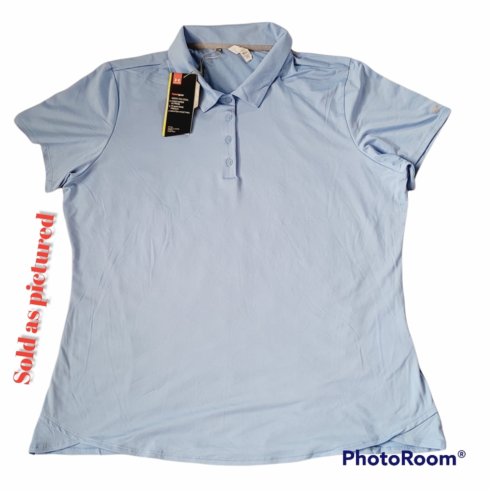 UNDER ARMOUR WOMEN'S  UW1400 GOLF SHIRT  SIZE 2XL NWT